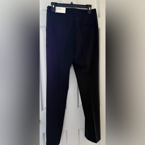 Ann Taylor The Straight Pant in Black Bi-Stretch, Size 2, NWT - Picture 4 of 11